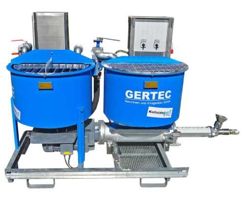 Gertec IS-35-E Colloidal Mixer isolated on white background