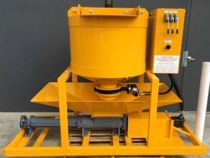 Brand New WAGS Engineered Yellow CM60 Continuous Grout Pump unit ready for collection at depot